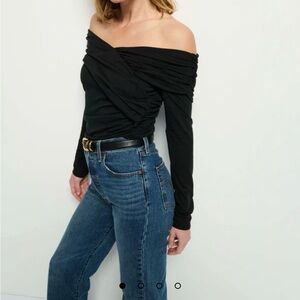 Nation LTD Black Off-Shoulder Blouse